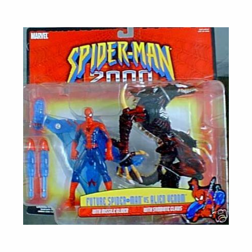 Toy Biz Spider-Man 2000 Future Spider-Man vs. Alien Venom Figures