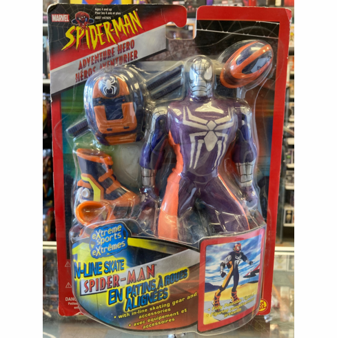 Toy Biz Spider-Man Adventure Hero In-Line Skate Figure