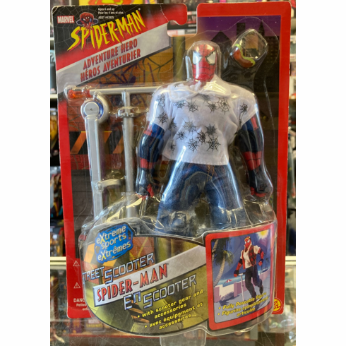 Toy Biz Spider-Man Adventure Hero Street Scooter Figure