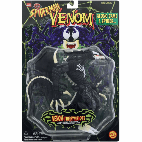 Toy Biz Spider-Man Venom Along Came a Spider Venom the Symbiote Figure