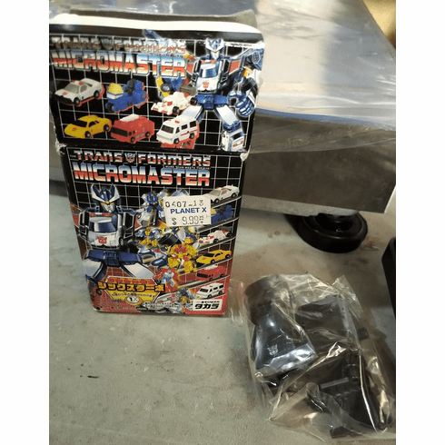 Transformers Micromaster Six Turbo Reissue #1 Road Police Black