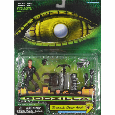 Trendmaster Godzilla Movie Grapple Gear Nick Figure