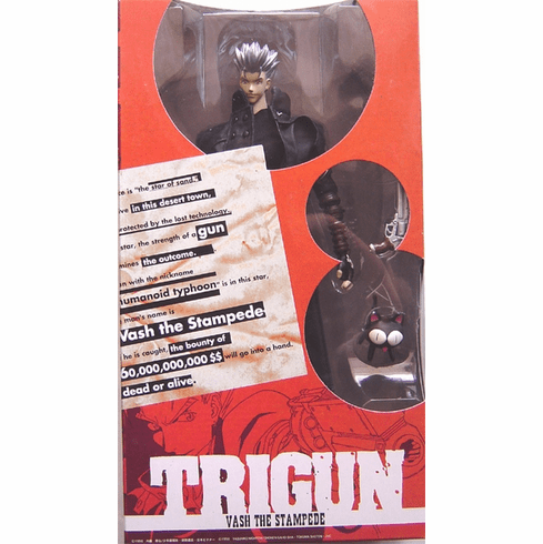 Trigun Vash the Stampede Black Coat Figure