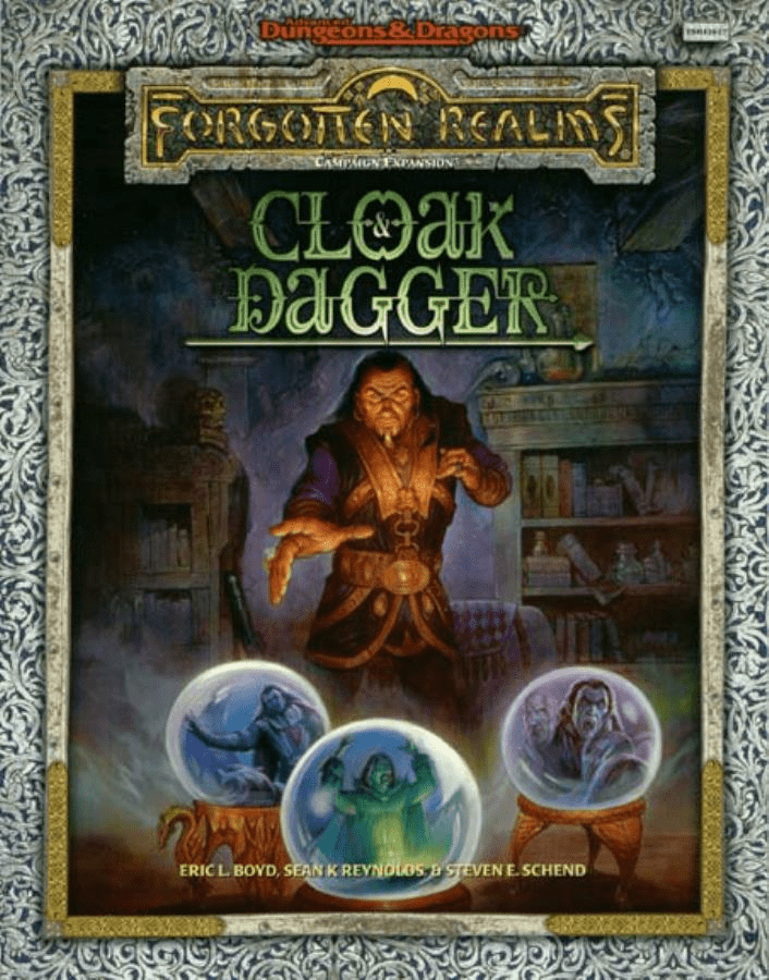 TSR 11627 AD&D Forgotten Realms Cloak & Dagger Sourcebook