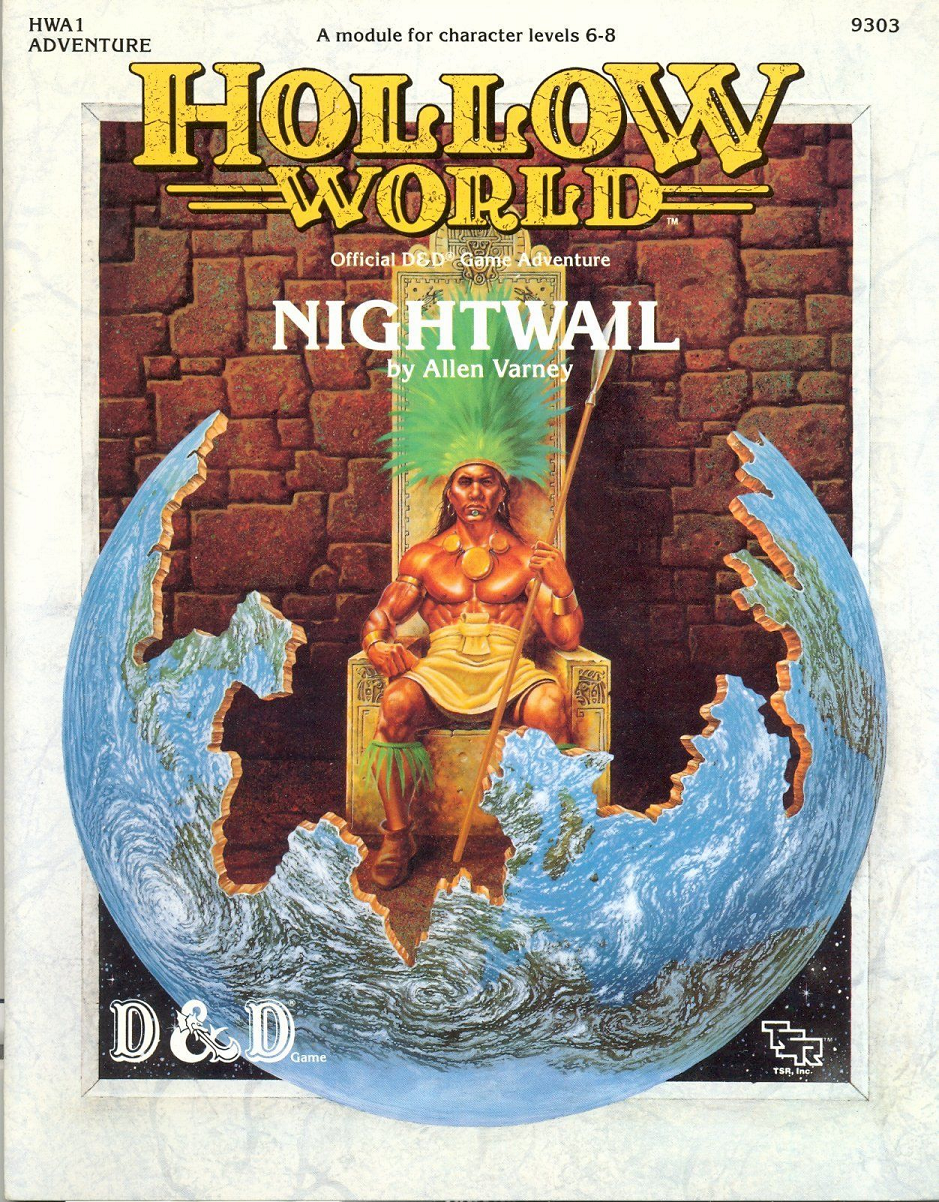 TSR 9303 Dungeons & Dragons Hollow World Nightwail Module