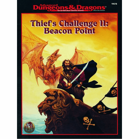TSR 9478 Advanced Dungeons & Dragons Thief's Challenge II Beacon Point Module