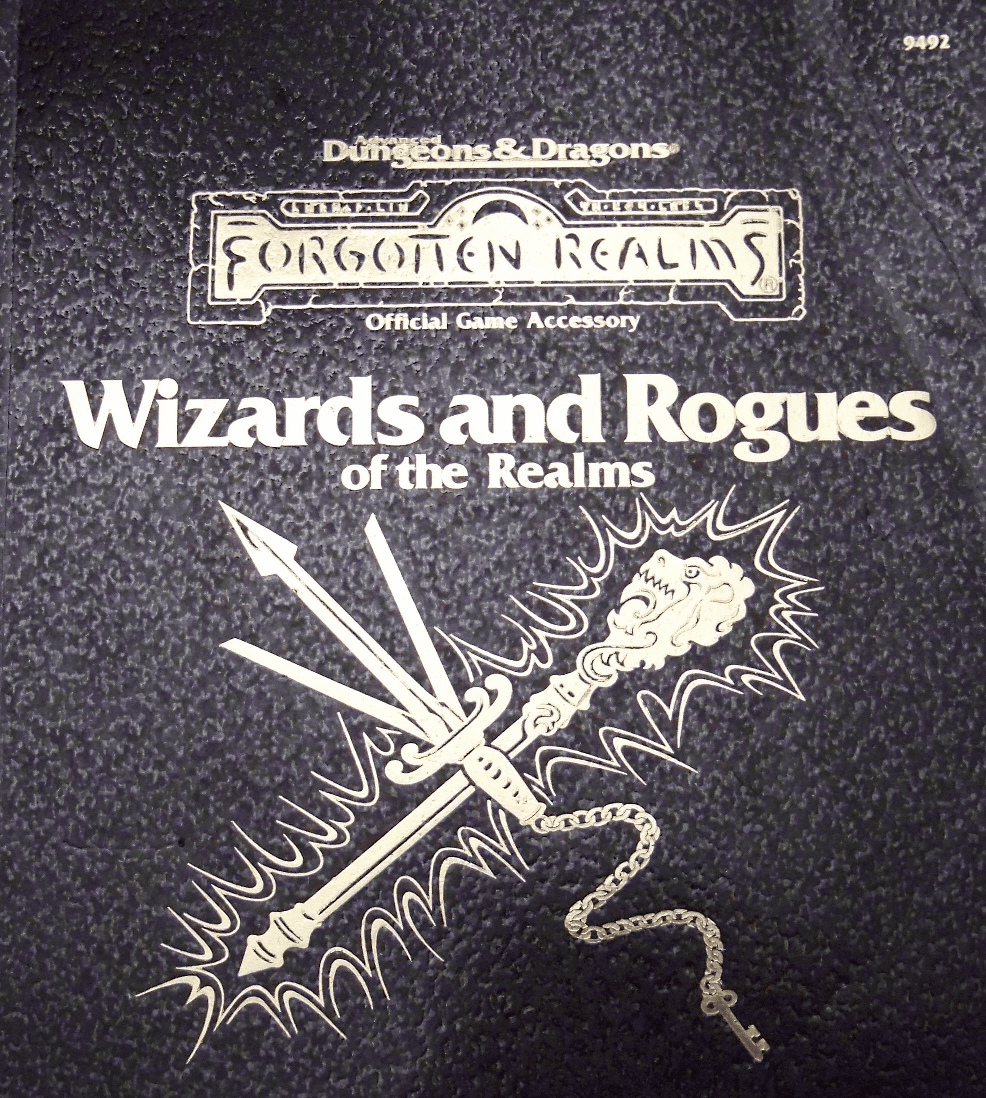 TSR 9492 AD&D Forgotten Realms Wizards and Rogues of the Realms Sourcebook