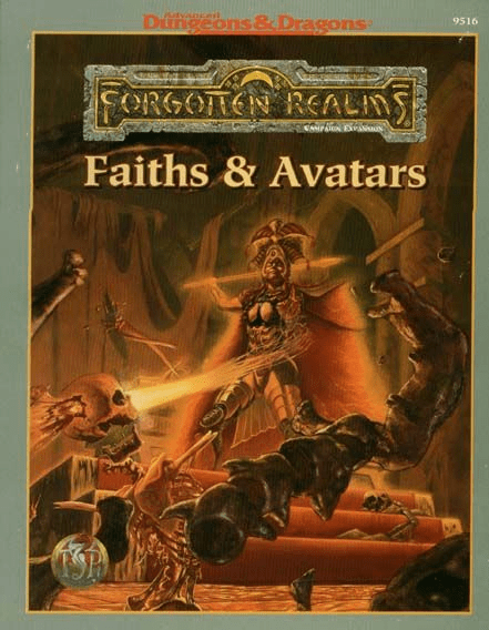 TSR 9516 AD&D Forgotten Realms Faiths & Avatars Sourcebook