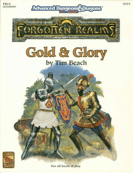 TSR AD&D Forgotten Realms Gold & Glory Sourcebook