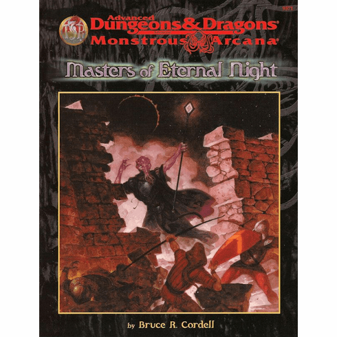 TSR AD&D Monstrous Arcana Masters of Eternal Night Module