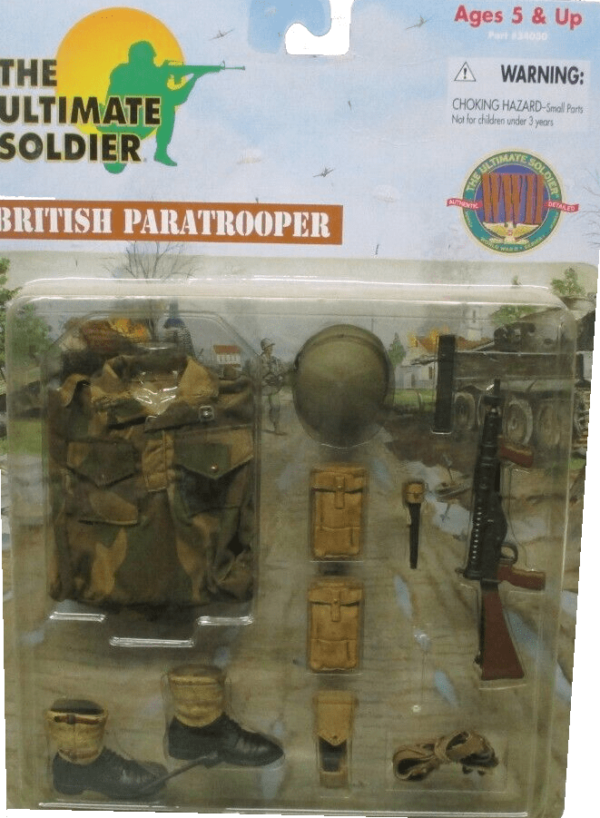 Figurine W. Britains 24004 – British Paratrooper, Present Day – Retirée – Neuve