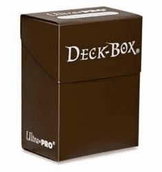 Ultra Pro Brown Card Deck Box