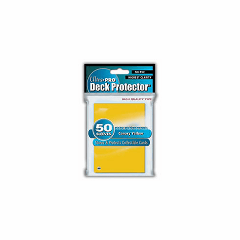 Ultra Pro Canary Yellow Card Deck Protectors Sleeves Pack