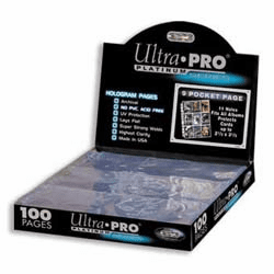 Ultra Pro Card Protection 9 Pocket Page Box