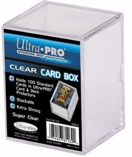Ultra Pro Clear Plastic Card Protection Storage Box