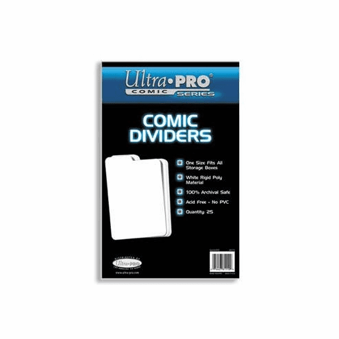 Ultra Pro Comic Box Dividers 25 Count Pack