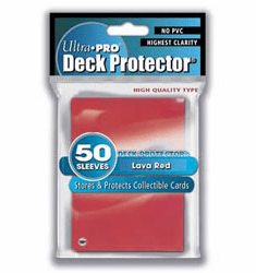 Ultra Pro Lava Red Deck Protectors Sleeves Pack