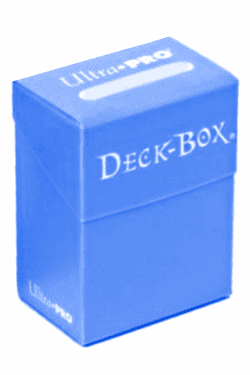 Ultra Pro Light Blue Card Deck Box