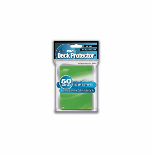 Ultra Pro Matrix Green Card Deck Protectors Sleeves Pack