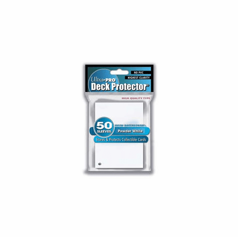 Ultra Pro Powder White Card Deck Protectors Sleeves Pack