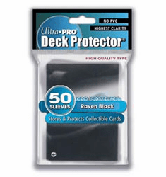 Ultra Pro Raven Black Card Deck Protectors Sleeves Pack
