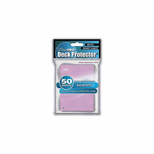 Ultra Pro Sunset Pink Card Deck Protectors Sleeves Pack