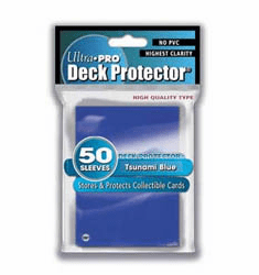 Ultra Pro Tsunami Blue Card Deck Protectors Sleeves Pack