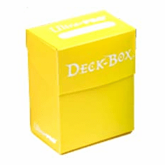 Ultra Pro Yellow Card Deck Box