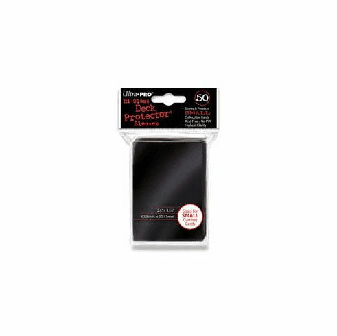 Ultra Pro YuGiOh High Gloss Black Deck Protectors Sleeves Pack