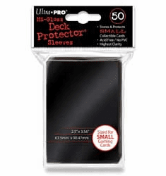 Ultra Pro YuGiOh High Gloss Black Deck Protectors Sleeves Pack