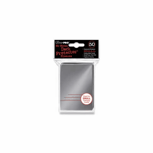 Ultra Pro YuGiOh High Gloss Silver Deck Protectors Sleeves Pack