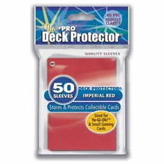 Ultra Pro YuGiOh Imperial Red Deck Protectors Sleeves Pack