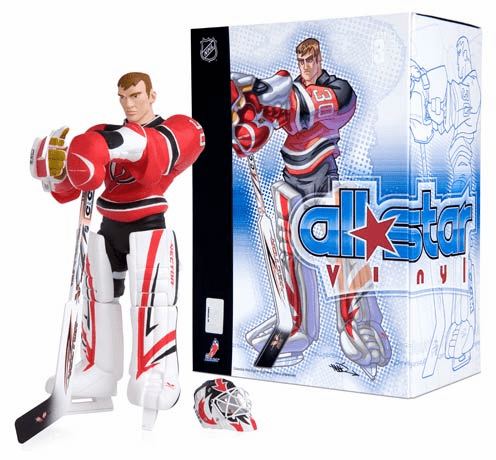 Upper Deck NHL All Star Vinyl Martin Brodeur Red Jersey Figure