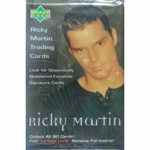 Upper Deck Ricky Martin Trading Cards Pack