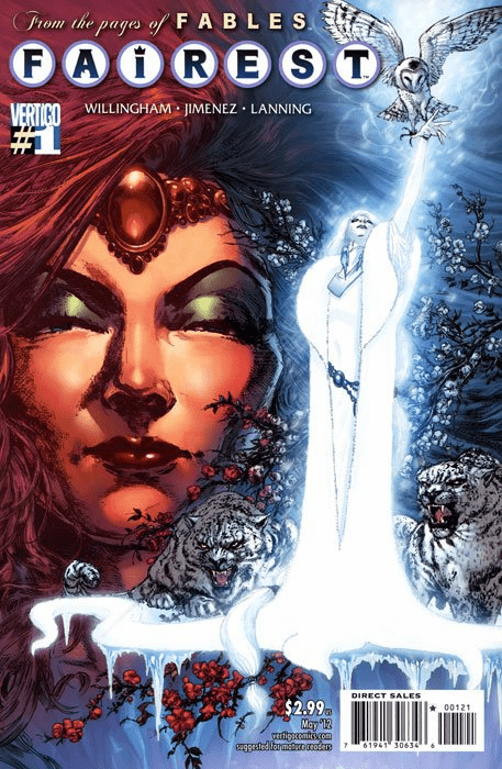 Vertigo Comics 2012 Fairest #1 Variant Cover Comic Book