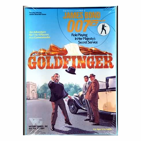 Victory Games James Bond 007 RPG Goldfinger Box Set