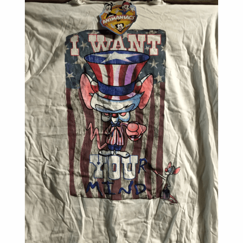 Warner Bros. Animaniacs Pinky & The Brain I Want Your Mind T-Shirt