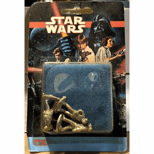 West End Games Star Wars Miniature Mon Calamari Blister Pack