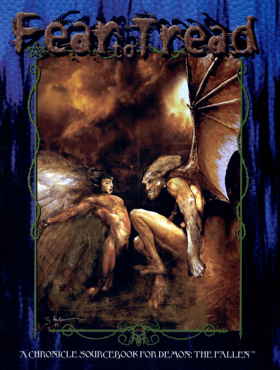 White Wolf Demon The Fallen Fear to Tread Sourcebook