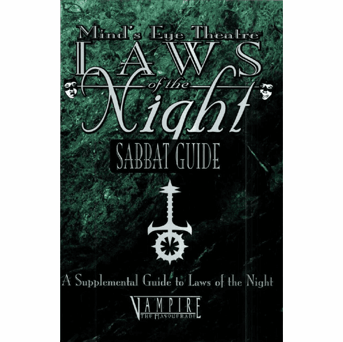 White Wolf Mind's Eye Theatre Laws of the Night Sabbat Guide Sourcebook