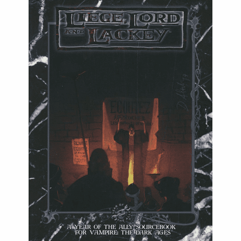 White Wolf Vampire The Dark Ages Liege, Lord and Lackey Sourcebook