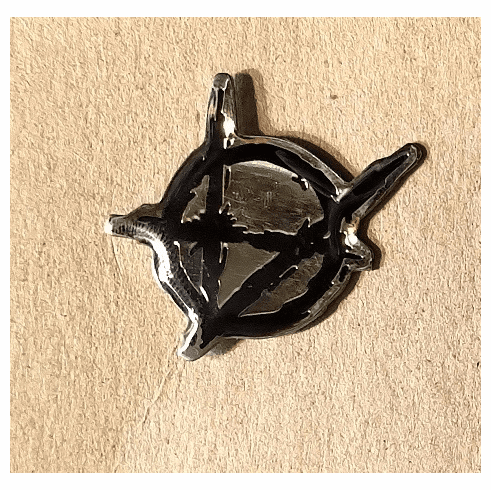 White Wolf Vampire The Masquerade Brujah Clan Pin