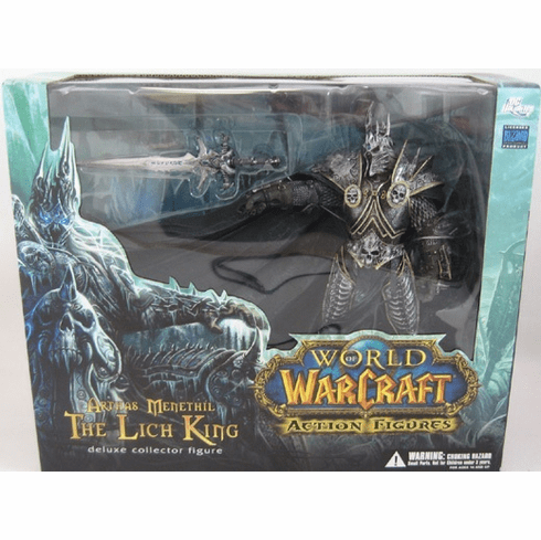 World of Warcraft Lich King Arthas Menethil Deluxe Collector Figure