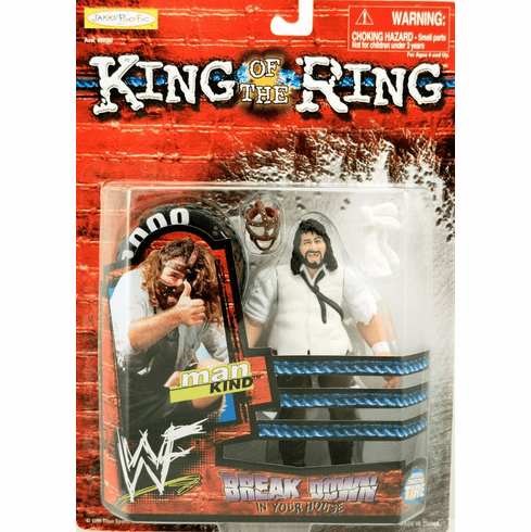 WWE King of the Ring Breakdown in Your House Mankind Figure