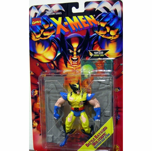 X-Men Invasion Series Battle Ravaged Wolverine Figure