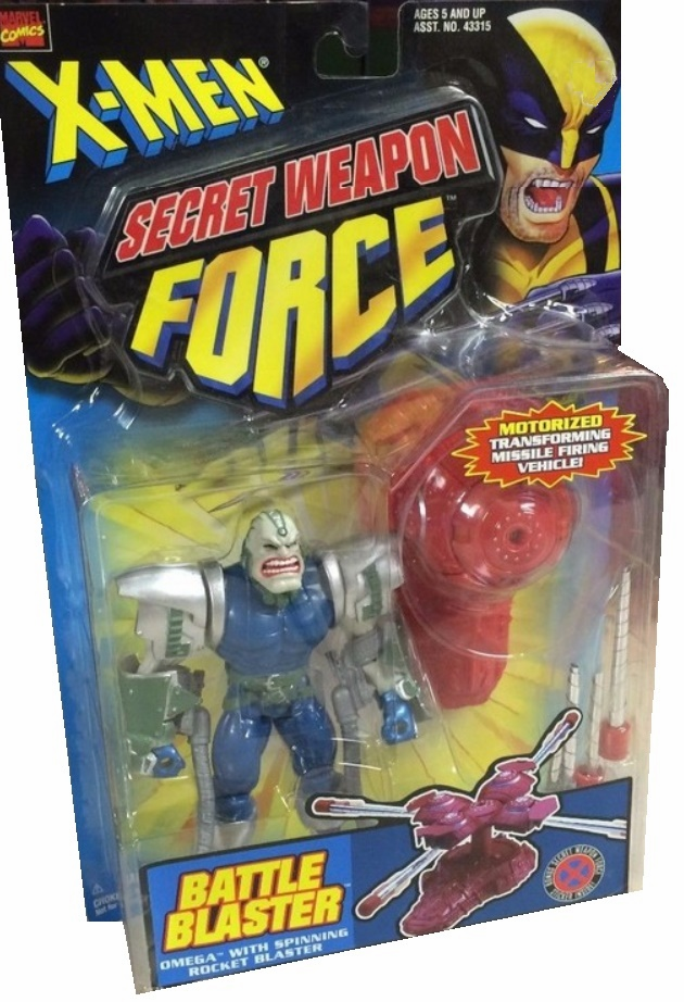 X-Men Secret Weapon Force Battle Blaster Omega Figure