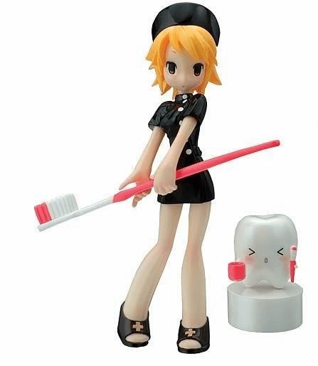 Yamato R.GLATT-CC Shikayama-chan Black Dental Hygienist Figure