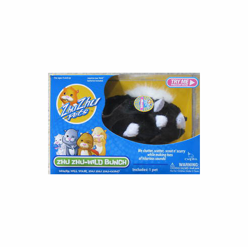 Zhu Zhu Pets Wild Bunch Stinker Skunk Figure
