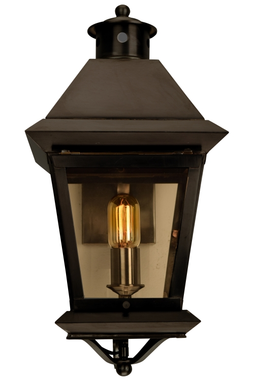 Brookfield Copper Lantern Wall Light with Bracket Handmade
