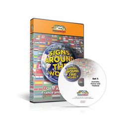 Signs Around the World Country Set #1 Australia, France & Thailand - DVD Signs Around the World Country Set #1 Australia, France & Thailand - DVD